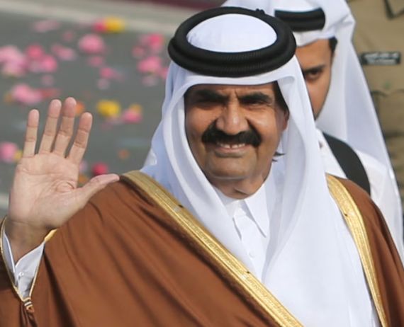Qatari former Emir Sheikh Hamad bin Khalifa Al Thani