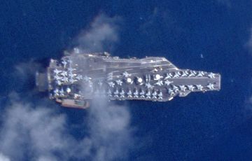 the world's largest aircraft carrier,  the USS Gerald Ford