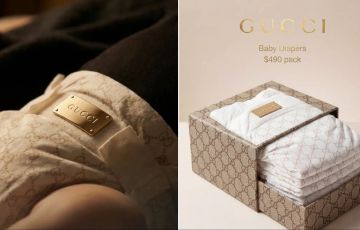 Gucci $490 baby diapers