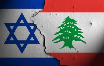 علم لبنان إلى جانب علم إسرائيل في صورة تعبر عن التوترات العسكرية والتطورات الأمنية بين الطرفين