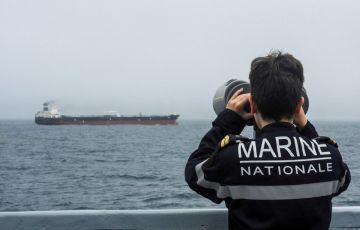 French Navy observing Russian shadow fleet tanker