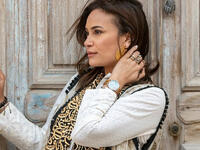 Hind Sabri in a photo session for a Magazine