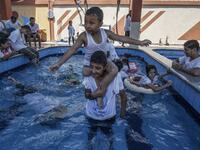 The PCRF is a non-governmental organisation providing physical and psychological services for disabled children in Gaza Strip. SAID KHATIB / AFP