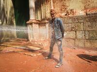 The iconic fiesta, which is billed at "the world's biggest food fight" has become a major draw for foreigners, in particular from Britain, Japan and the United States. JAIME REINA / AFP