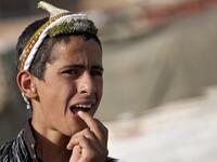 Many, such as this boy, can expect a future that sees them battle with encroaching tribes coming across the Yemen border (dailymail.co.uk)