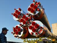 The launch of the mission of members of the International Space Station (ISS) crew US astronaut Jessica Meir, Russia's cosmonaut Oleg Skripochka and United Arab Emirates's astronaut Hazzaa Ali Almansoori is scheduled on 25 September. Vyacheslav OSELEDKO / AFP