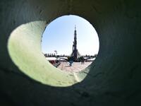 The launch of the mission of members of the International Space Station (ISS) crew US astronaut Jessica Meir, Russia's cosmonaut Oleg Skripochka and United Arab Emirates's astronaut Hazzaa Ali Almansoori is scheduled on 25 September. Vyacheslav OSELEDKO / AFP