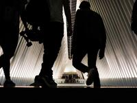 People enter the Oculus, the sculpture that tops the World Trade Center Transportation Hub, in New York City. New York City is preparing to commemorate the 18th anniversary of the attacks on the World Trade Center in which 2,996 people were killed and over 6000 were injured. Spencer Platt/Getty Images/AFP SPENCER PLATT / GETTY IMAGES NORTH AMERICA / AFP