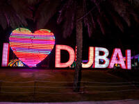 Dubai glow garden. It’s one of the famous spots to visit in UAE. (Shutterstock/ File Photo)