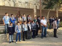 Palestinian journalists launch a campaign  in solidarity with photojournalist Muath Amarneh who lost his left eye because of an Israeli bullet while covering protests in Hebron on 15 November (Twitter)