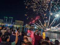 Massive fireworks shows to mark UAE National Day. (Twitter)