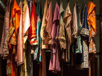 Collection of Chinese opera costumes (Shutterstock)	