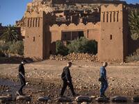 The fortified city at the foot of the majestic Atlas mountains enchanted global audiences in the epic HBO series and also served as a dusty backdrop in Ridley Scott's swords-and-sandals epic "Gladiator". FADEL SENNA / AFP