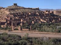 This picture taken on January 27, 2020 shows a view of the Kasbah (ancient fortress) of Ait-Ben-Haddou, where scenes depicting the fictional city of Yunkai from the hit HBO television series "Game of Thrones" were filmed. FADEL SENNA / AFP