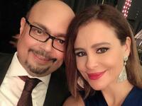 Carole Samaha posted a picture with her husband on Instagram