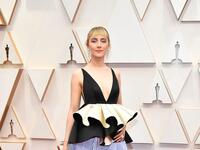 Saoirse Ronan in a custom Gucci gown