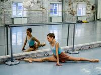 Dancer Alexandra Kirshina rehearses on pointes made at Grishko company especially for her in Moscow on February 25, 2020. Born in the chaos of the collapse of the Soviet Union, the Grishko family business has emerged among the top makers in the world of dance shoes, notably classic ballet pointe shoes, worn on the world's great stages. Dimitar DILKOFF / AFP