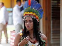 The doctor's infection is the first confirmed case of the virus directly present in an indigenous village. Pictured: a woman from the Tikuna tribe (Shutterstock) 