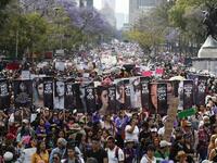Millions of Mexican women join ‘historical’ femicide strike (Twitter)