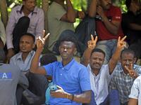 Lebanon's currency plunged to record lows earlier this month, causing food prices to skyrocket in a country where more than 45 percent of the population were already living below the poverty line. JOSEPH EID / AFP