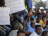 More than 1,000 Sudanese have registered at the embassy hoping to be repatriated, out of at least 4,000 living in Lebanon, according to Abdallah Malek from the Association of Young Sudanese in Lebanon. JOSEPH EID / AFP
