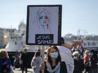Thousands of people rally in different French cities on October 18 in a show of solidarity and defiance after a teacher was beheaded for showing pupils cartoons of the Prophet Mohammed. His murder in a Paris suburb on October 16 shocked the country and brought back memories of a wave of Islamist violence in 2015. Christophe SIMON / AFP