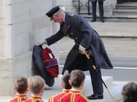 This year, the service has been closed to members of the public due to the novel coronavirus COVID-19 pandemic. Aaron Chown / POOL / AFP