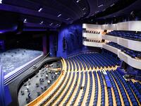 A picture taken on November 19, 2020 shows Aalto theater in Essen, western Germany. The Aalto theatre, which was built in 1988 by Finnish architect Alvar Aalto, is mainly used for opera and ballet and offers space for 1100 seats. No public events are allowed at theathers in Germany until December, 2020 to limit the spread of the novel coronavirus. Ina FASSBENDER / AFP