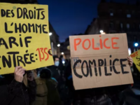 French lawmakers on Tuesday began debating a bill that could ban dissemination of images of police officers' faces, triggering protests in Paris and other French cities. (Photo credit: LIONEL BONAVENTURE / AFP)