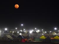Full Moon in Allahabad, India
