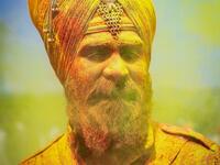 Celebrations of Hola Mohalla! It is a festival of Nihangs during Holi celebrations