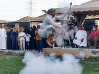 Taashir is a war dance performed in Taif
