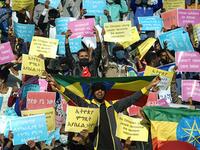 Ethiopians Protests US Restrictions on Economic and Security Assistance
