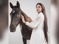 Lebanese actress Nadine Njeim