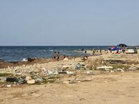 Pollution at Libya beaches