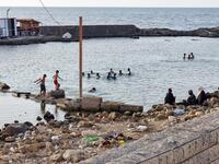 Pollution at Libya beaches