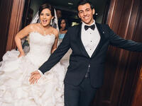 Donia Samir Ghanem and Ramy Radwan's wedding