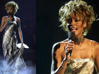 whitney houston at the bet awards, 2001. 
