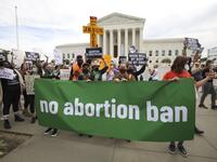 Pro-choice and Anti-abortion Activists Protest in the US