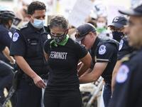 Pro-choice and Anti-abortion Activists Protest in the US