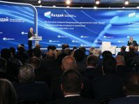 Putin warns west: ‘compete militarily if you dare’