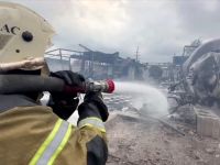 Ukrainian drone hits Grozny skyscraper, setting tower ablaze 