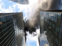 Massive fire erupts in Midtown Manhattan