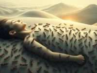 تفسير حلم رؤية النمل على الجسم في المنام لابن سيرين