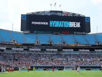 Hydration break in football match