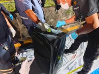 Suitcase where the body was hidden