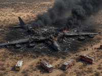 مقتل جميع 8 أفراد من طاقم قاذفة B-52 إثر تحطمها خلال رحلة اختبار روتينية