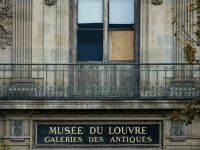 Balcony window of the Louvre