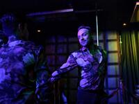 In this photo taken on September 6, 2018 Indian revellers party at the 'Kitty Su' nightclub in the Lalit Hotel in New Delhi, as members and supporters of the lesbian, gay, bisexual, transgender (LGBT) community celebrate the Indian Supreme Court decision to strike down a colonial-era ban on gay sex. 
Noemi CASSANELLI / AFP