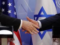 Pompeo and Netanyahu vowed today to counter Iranian "aggression" as the two met in Jerusalem just weeks ahead of Israel's elections.

JIM YOUNG / POOL / AFP